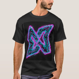 Neon Circuit X Tech T - Shirt Futuristic tee