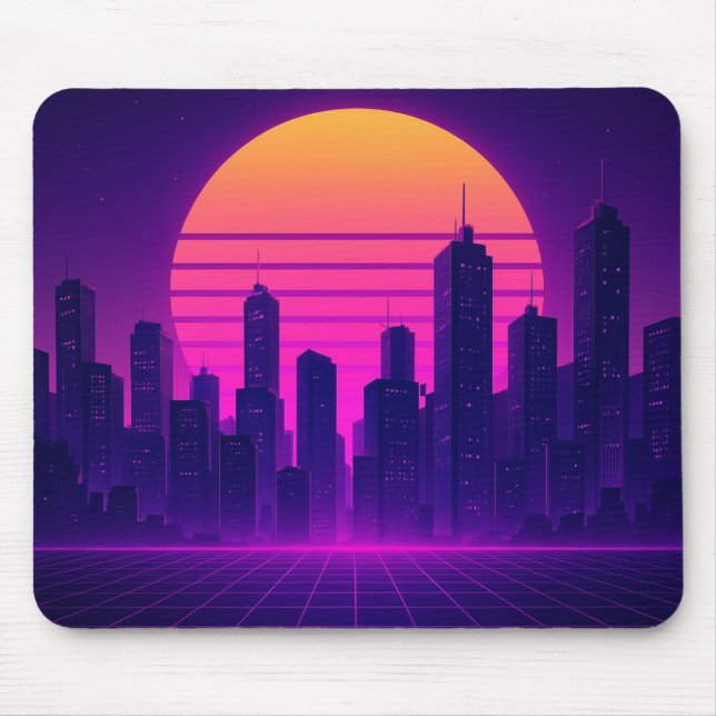 Neon City Mousepad (Vorne)