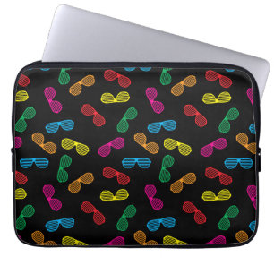 Neon Classic Sonnenbrillen Muster Laptopschutzhülle