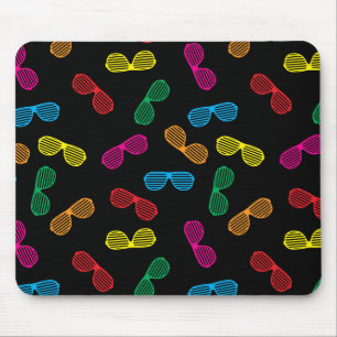 Neon Classic Sonnenbrillen Muster Mousepad
