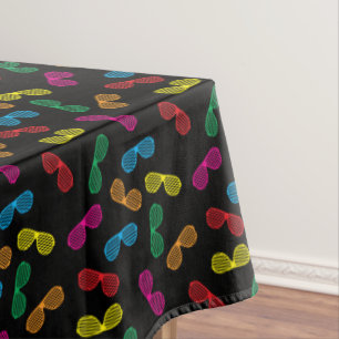 Neon Classic Sonnenbrillen Muster Tischdecke