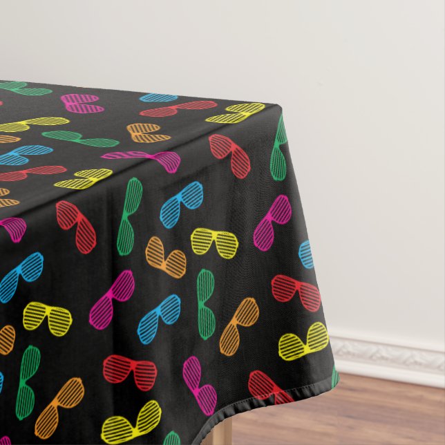 Neon Classic Sonnenbrillen Muster Tischdecke (Beispiel)
