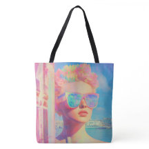 Neon Coastal Beauty mit Sonnenbrille