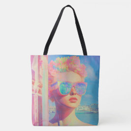 Neon Coastal Beauty mit Sonnenbrille