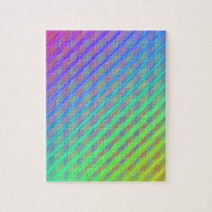 Neon Color Strip Muster Puzzle