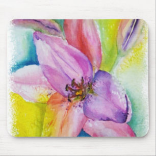 NEON COLORED LILY MAUSE PAD MOUSEPAD