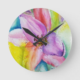 NEON COLORED LILY WLOCK RUNDE WANDUHR