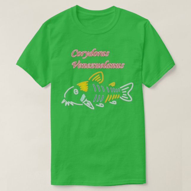 Neon Corydoras T-Shirt (Design vorne)