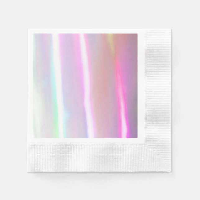 Neon Cotton Candy Paper Napkin Serviette (Vorderseite)