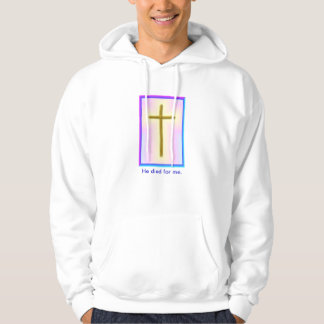 Neon Cross - Er starb für mich. Hoodie