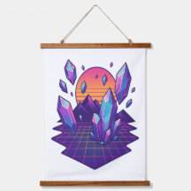Neon Crystalscape - 80er Vapor Gem Vibes
