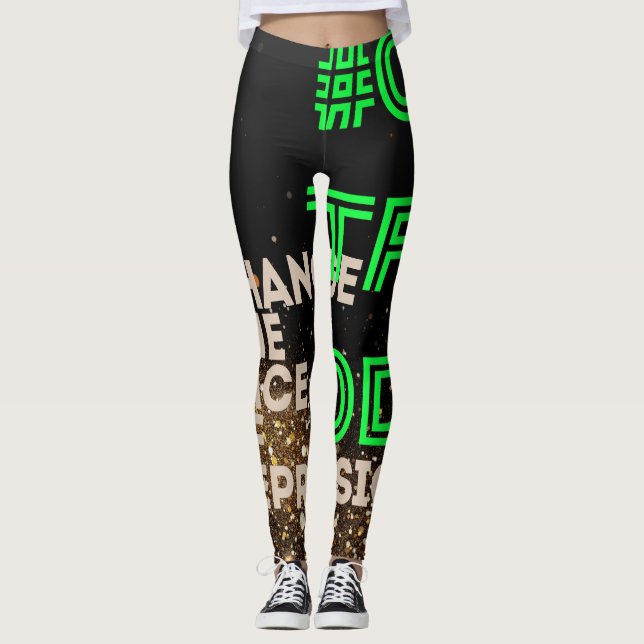 NEON CTFOD Glitter Leggings (Vorderseite)