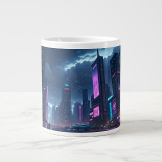 Neon Cyber City Tasse - Tauchen Sie ein in die Zuk