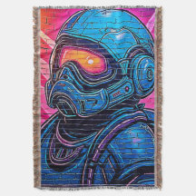 Neon Cyberpunk Astronaut