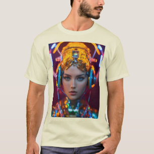 Neon Cyborg - Futuristische Designs für Sci-Fi-T - T-Shirt