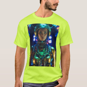 Neon Cyborg - Futuristische Designs für Sci-Fi-T - T-Shirt