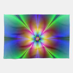 Neon Daisy Geschirrtuch