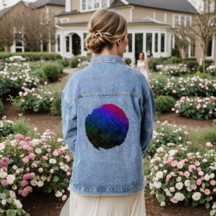 Neon-Dämmerung Jeansjacke