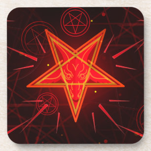 Neon-Dämon Untersetzer