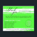 Neon Danke, dass Sie Tipps waschen Pflegeanleitung Flyer<br><div class="desc">Neon Danke,  dass Sie Tipps waschen Pflegeanleitung</div>