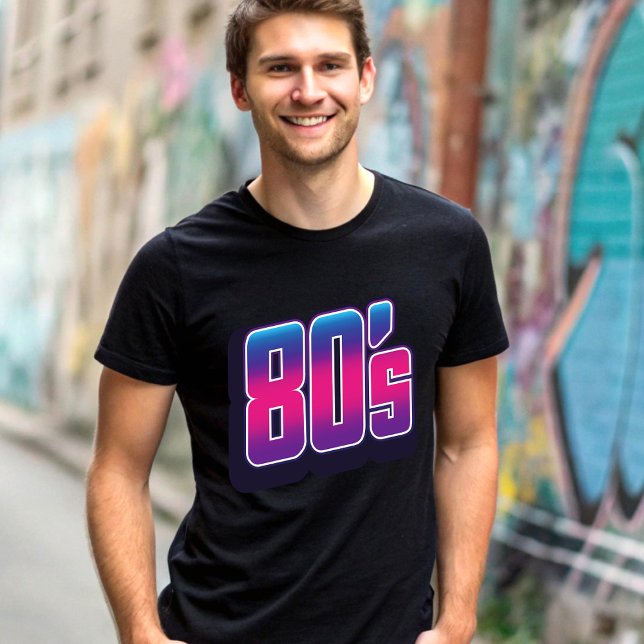 Neon der 80 T-Shirt (Von Creator hochgeladen)