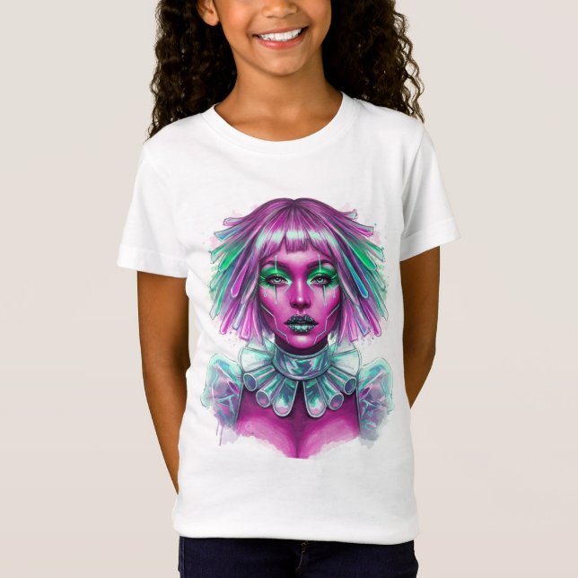 Neon Diva von Natasha Us T-Shirt (Vorderseite)