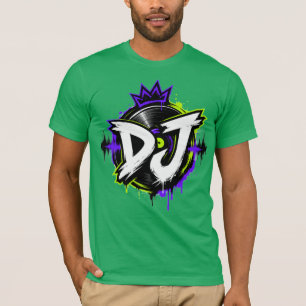 Neon-DJ-Logo-T-Shirt T-Shirt