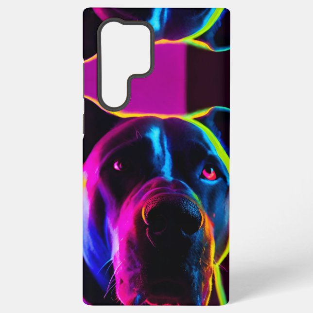 Neon Dog Samsung Galaxy Hülle (Rückseite)