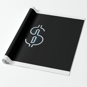 Neon-Dollar-Zeichen Geschenkpapier