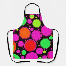 Neon Dot Party Schürze