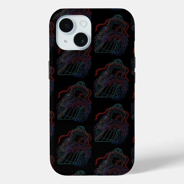 Neon-Drache Case-Mate iPhone Hülle (Rückseite)