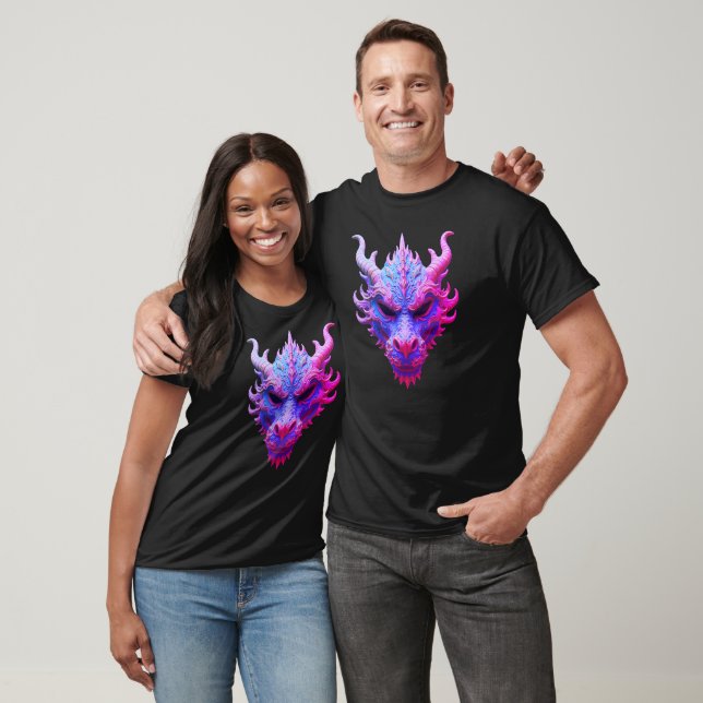Neon-Drache T-Shirt (Unisex)