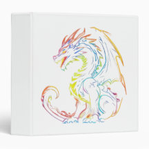 Neon Dragon Binder