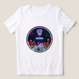 Neon Dream Bloom T-Shirt ✨ 🌷 Tri-Blend Shirt