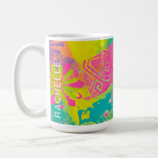 Neon Dreams Abstrakt Kaffeetasse