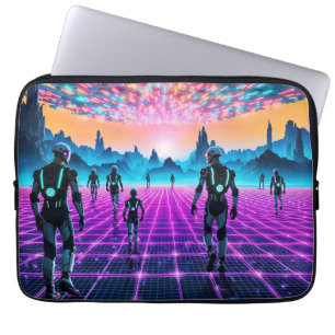 Neon Dreamscape Laptopschutzhülle