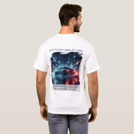 Neon-Drift-City-Skyline-Kunst T-Shirt