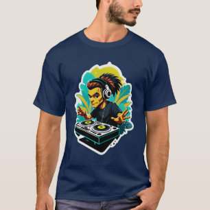 Neon-Dschungel-DJ-Vibes T-Shirt