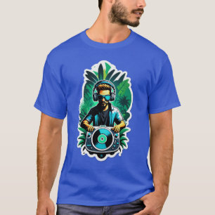 Neon-Dschungel-DJ-Vibes T-Shirt