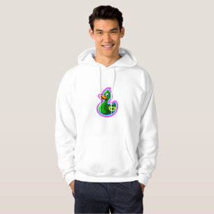 Neon Duck Design Hoodie