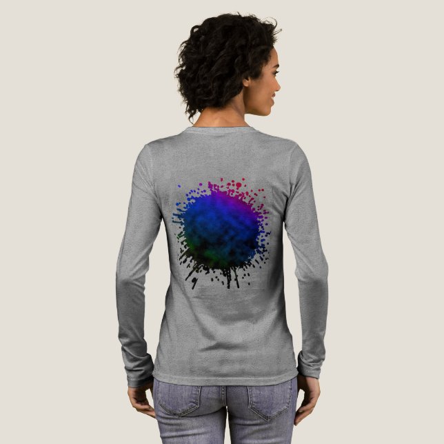 Neon Dusk Tri-Blend Shirt (Voller Rückseite)