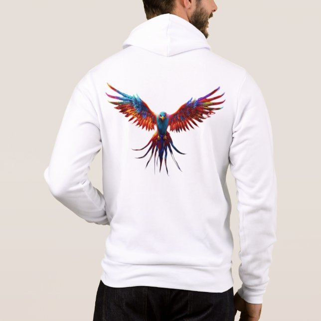 Neon Eagle Hoodie (Rückseite)