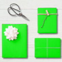 Neon Electric Green Solid Color Classic | elegant