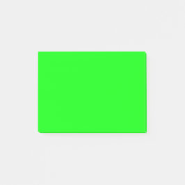 Neon Electric Green Solid Color | Klassische Hinwe Post-it Klebezettel