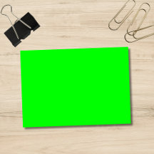 Neon Electric Green Solid Color | Klassische Hinwe