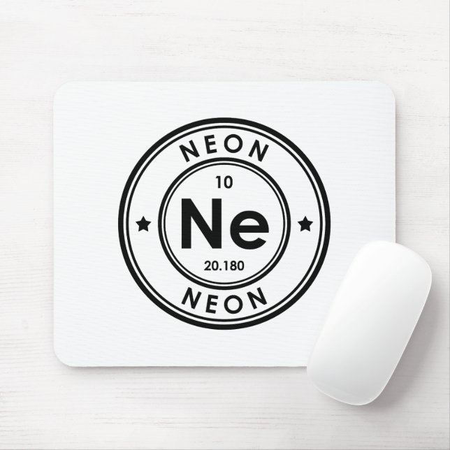 Neon Element Mouse Pad Mousepad (Mit Mouse)