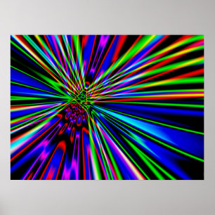 Neon-Explosion Poster
