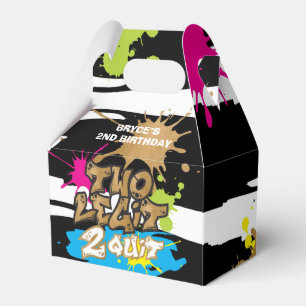 Neon-Farben Two Legit 2 Quit Geburtstagsgeschenkbo Geschenkschachtel