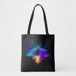 Neon Firefly auf schwarz