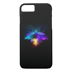 Neon Firefly auf schwarz Case-Mate iPhone Hülle